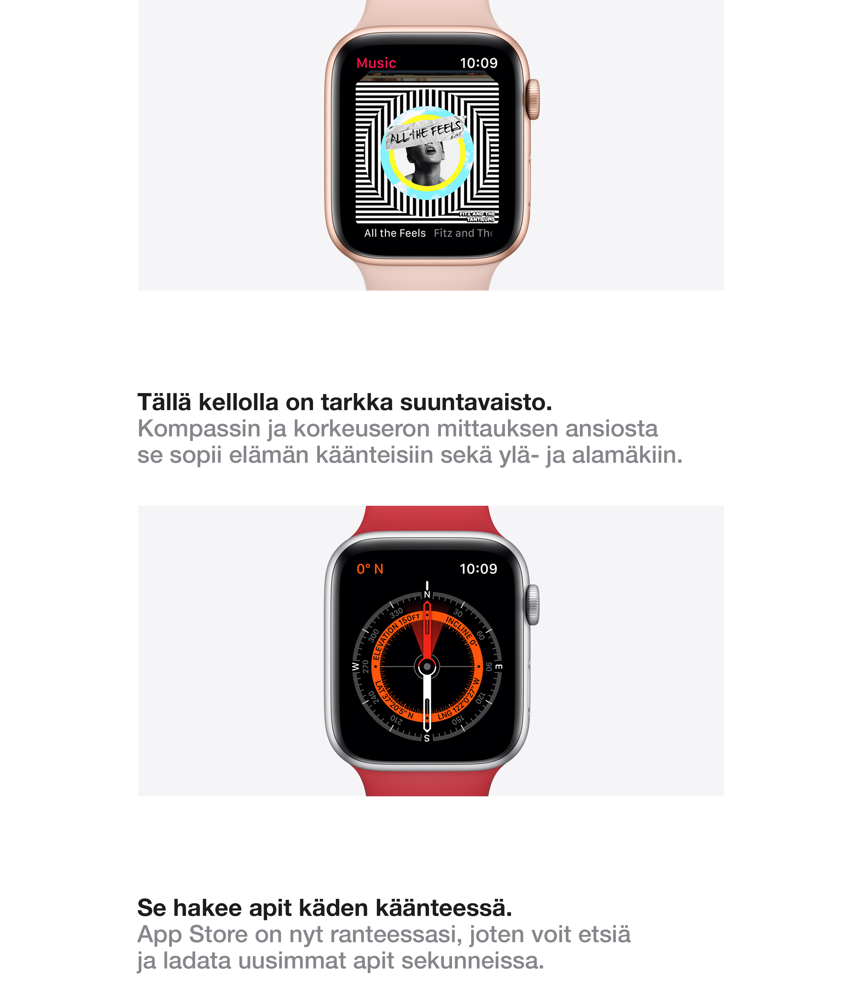 Jätä iPhone kotiisi ja käytä Apple Watch -kelloa.