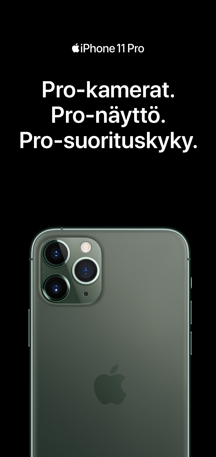 iPhone 11 Pro ja 11 Pro Max on todellinen mobiilimaailman lippulaiva ja suunnannäyttäjä.
