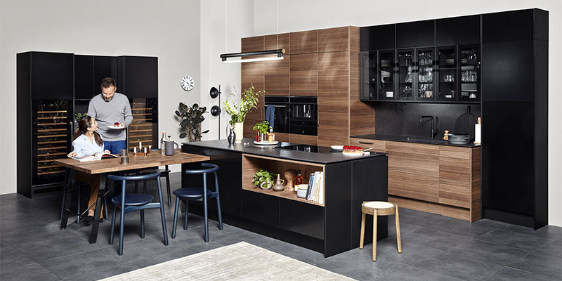 Epoq-keittiösarja Edge Walnut