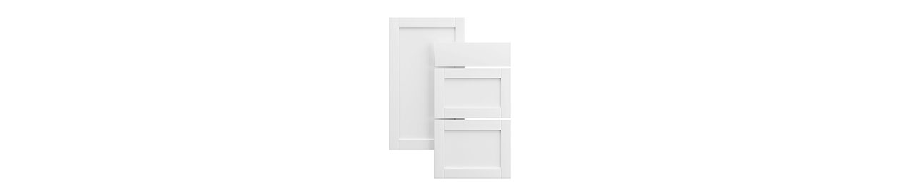 Shaker Classic White Epoqilta Valkoiset keittiökaapit– Shaker Classic White Epoqilta