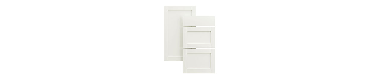 Shaker Offwhite Epoqilta Offwhite keittiöovet – Shaker Offwhite Epoqilta
