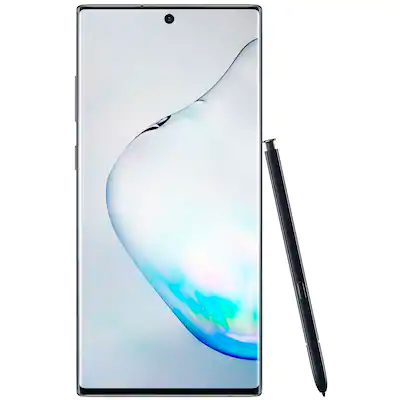 Samsung Galaxy Note 10 Plus -puhelimen etupuoli Samsung Galaxy Note 10 Plus -puhelimen etupuoli