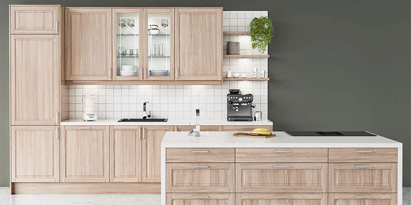 Fasett Natural Oak-keittiö on upeaa tammea Epoq-keittiö Fasett Natural Oak massiivitammesta