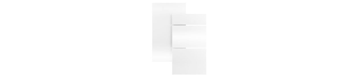 Epoq-etulevy Gloss White Valkoinen korkeakiiltoinen Epoq-keittiö Gloss White