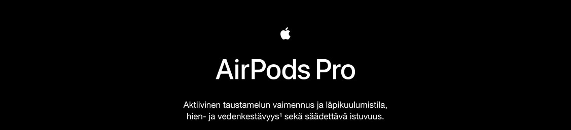 Apple Airpods Pro -kuulokkeet ovat magiaa korvillesi – nauti ennenkuulumattomasta äänenlaadusta Apple Airpods Pro -kuulokkeet ovat täällä – nauti ennenkuulumattomasta äänenlaadusta
