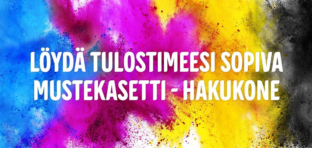 Tulostimeesi sopiva väri- ja mustekasetti Tulostimeesi sopiva väri- ja mustekasetti