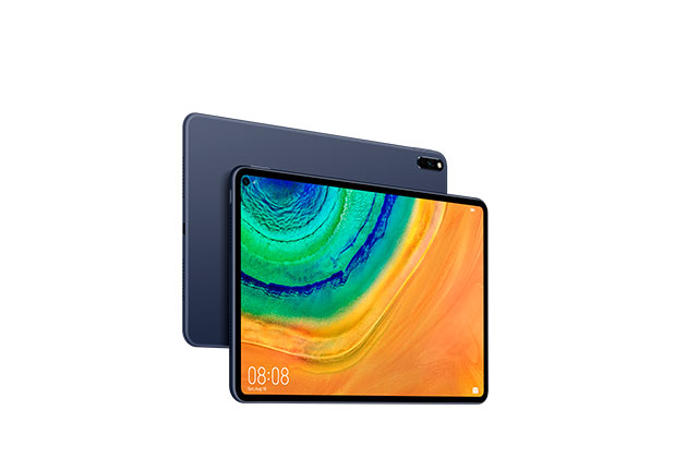 Erinomainen äänenlaatu Huawei MatePad Pro etu- ja takapuoli