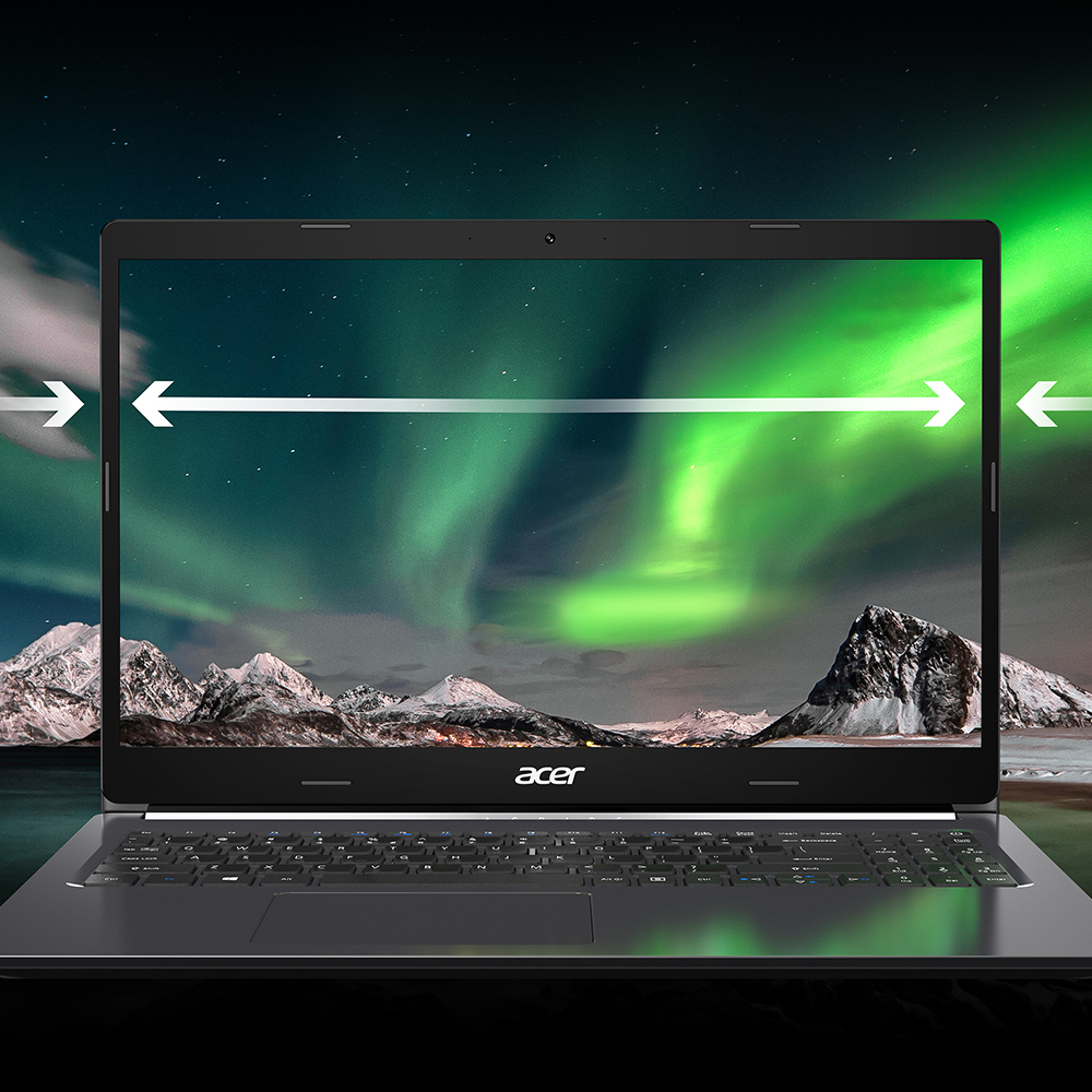 Acer Aspire 5:ssa on näytön ympärillä ohuet kehykset Acer Aspire 5