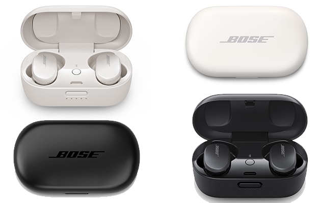  Bose QuietComfort -nappikuulokkeet tarjoavat jopa 6 tunnin kuuntelun yhdellä latauksella. 