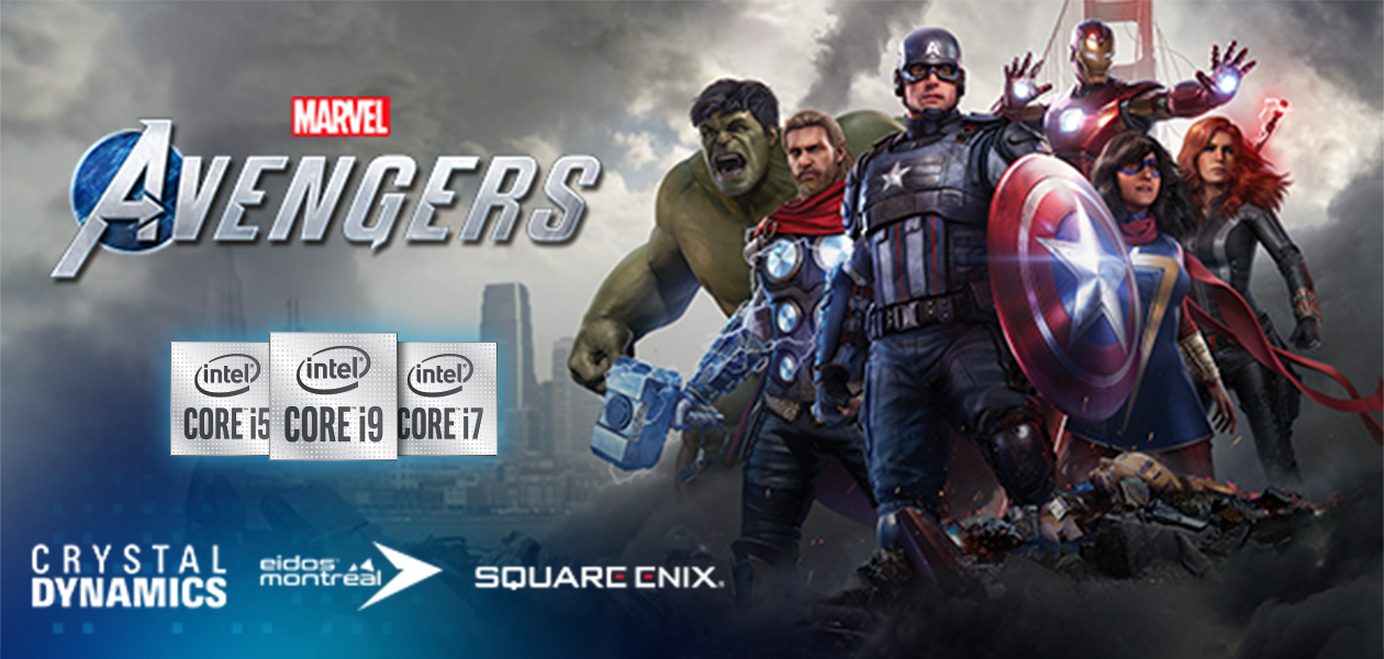 Osta tietokone Intel Core™ -prosessorilla, saat Marvel’s Avengersin kaupan päälle Osta tietokone Intel Core™ -prosessorilla, saat Marvel’s Avengersin kaupan päälle