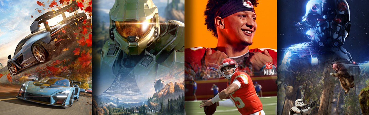 Pelaa Halo Infiniteä Xbox Series X tai Series S -konsolilla Kuvakaappauksia neljästä Xbox-pelistä