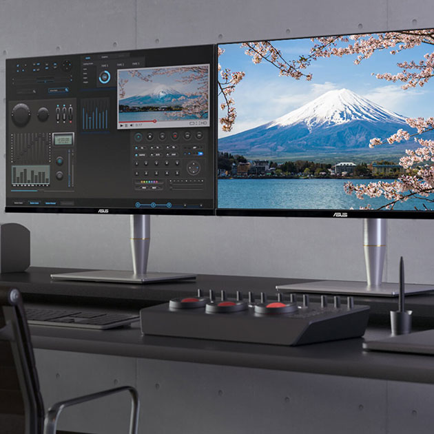 Kirkkaampi ja elävämpi katselukokemus ASUS ProArt-näyttö