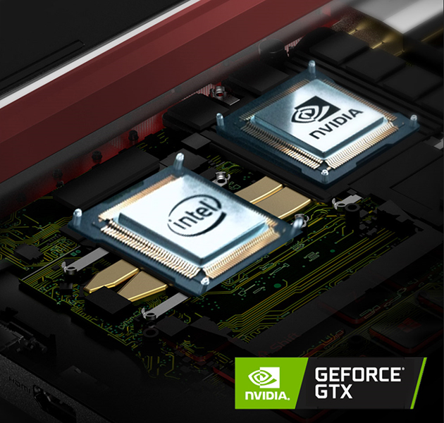 Ylivoimaista teknologiaa 10. sukupolven Intel® Core™ i5-prosessori ja NVIDIA® GeForce GTX 1660Ti -näytönohjain