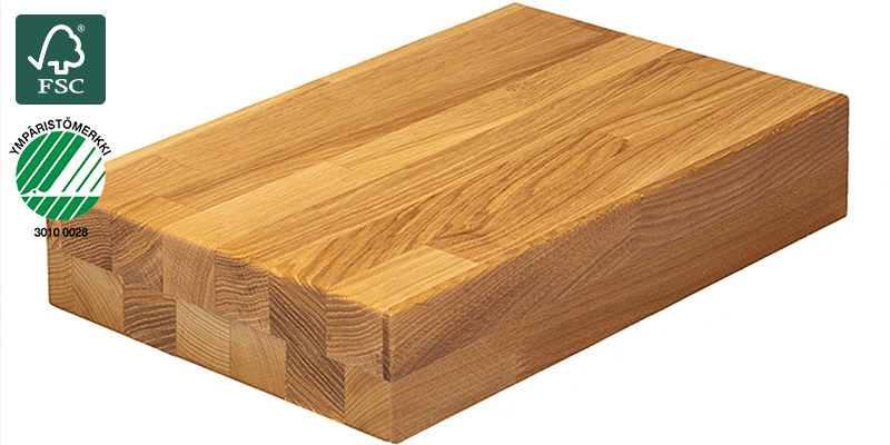 Oak Natural Waxed 80 mm Massiivipuinen työtaso: Oak Natural Waxed 80 mm