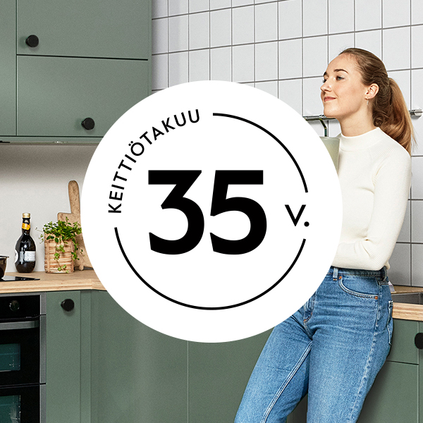 Epoq ja Gigantti tarjoavat 35 vuoden laajennetun takuun keittiöille ja kodinhoitohuoneille Epoq-takuu 35 vuotta