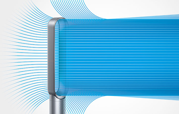 Air Multiplier -teknologia Air Multiplier -teknologiaa käyttävä Dyson Cool -tornituuletin.