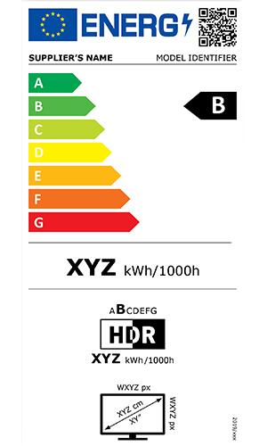 Näyttöjen ja televisioiden uusi energiamerkki Näyttöjen ja televisioiden uusi energiamerkki