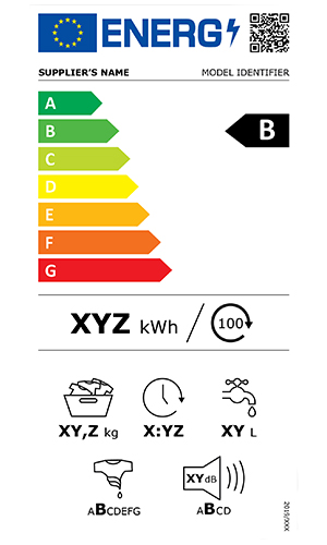 Pyykinpesukoneiden ja kuivaavien pyykinpesukoneiden uusi energiamerkki Pyykinpesukoneiden ja kuivaavien pyykinpesukoneiden uusi energiamerkki
