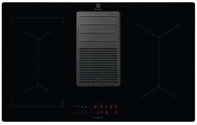Electrolux-liesi integroidulla tuulettimella Liesi integroidulla tuulettimella