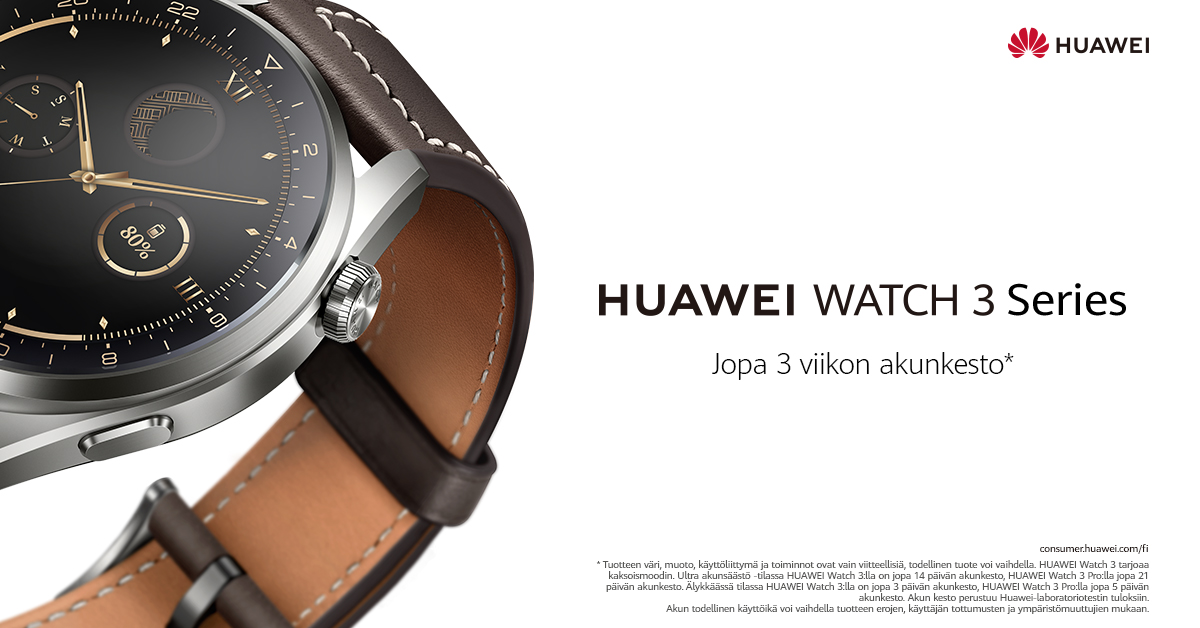 Huawei Watch 3 Huawei Watch 3 bannerissa