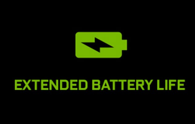 Extended battery life