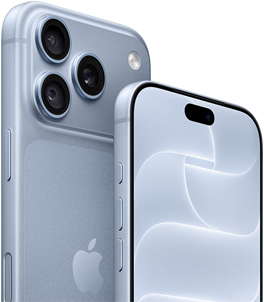 iPhone 18 Pro, jäätikkö, etu- ja taustanäkymässä Ceramic Shield, kolmen kameran järjestelmä