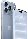 iPhone, jäätikkö (vaaleansininen), taustapuoli, jossa Ceramic Shield, kolmen kameran järjestelmä