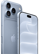 iPhone, jäätikkö (vaaleansininen), taustapuoli, jossa Ceramic Shield, kolmen kameran järjestelmä