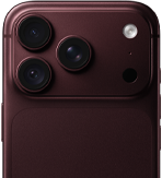 Viininpunainen iPhone 18 Pro, esillä 48 Mpix pääkamera mukautuvalla aukolla