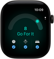 Apple Watch Series 12, alumiinikuori, värinä musta, valmiustaso 8, näkymä oikeasta sivusta, Digital Crown