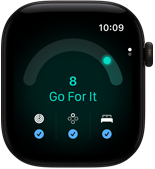 Apple Watch Series 12, alumiinikuori, värinä musta, valmiustaso 8, näkymä oikeasta sivusta, Digital Crown