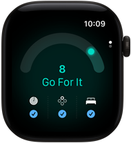Apple Watch Series 12, alumiinikuori, värinä musta, valmiustaso 8, näkymä oikeasta sivusta, Digital Crown
