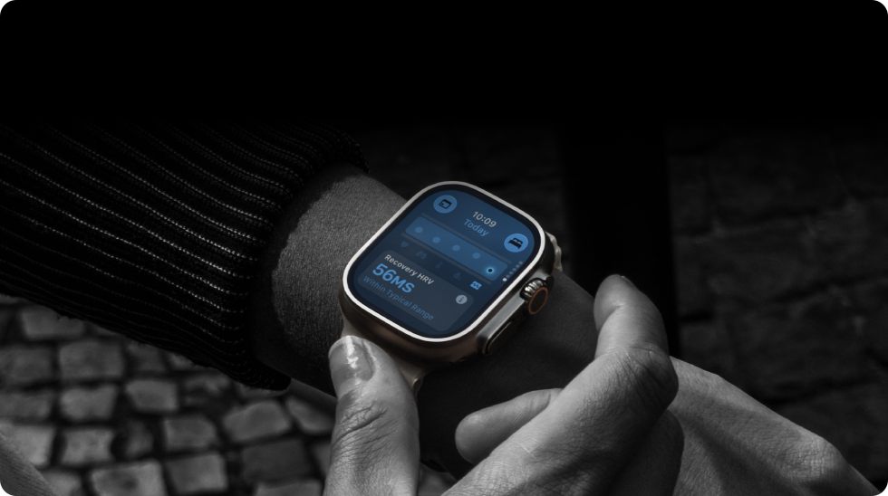 Ranteessa Apple Watch Ultra 4, päivittäiset elintoiminnot hieman poikkeavina