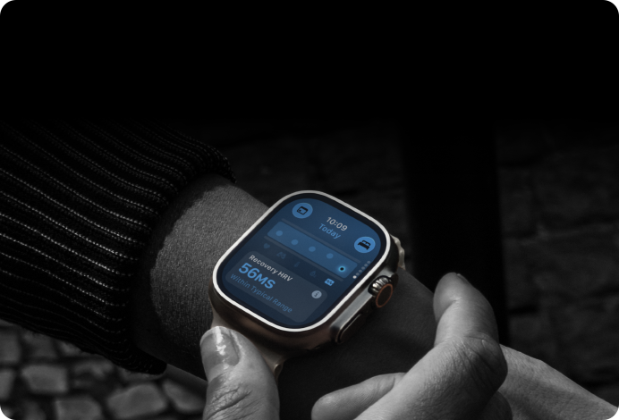Ranteessa Apple Watch Ultra 4 päivittäiset elintoiminnot hieman poikkeavina