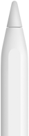 Apple Pencil, näkyvissä laitteen kärki