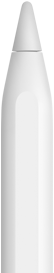 Apple Pencil, näkyvissä laitteen kärki