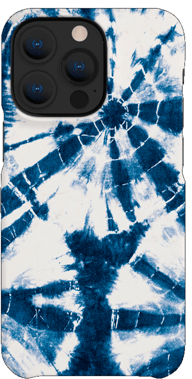 A Good Company iPhone 13 kova suojakuori (String Tie Dye Indigo)