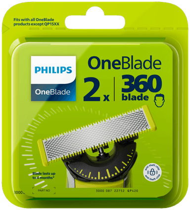 Philips OneBlade 360 vaihtoterä QP420/50 (2 kpl)