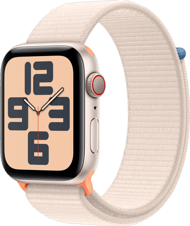 Apple Watch SE 2nd Gen 44mm LTE (tähtiv. alu./tähtiv. urheiluranneke)