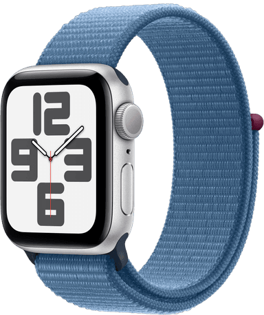 Apple Watch SE 2nd Gen 40mm GPS (hopea alu./talvensin. urheiluranneke)