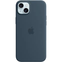 iPhone 15 Plus Silicone MagSafe suojakuori (myrskynsininen)