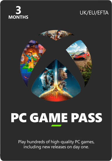 Xbox Game Pass for PC - 3 Months Membership - PC Windows