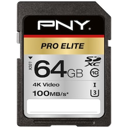 PNY Pro Elite SDXC muistikortti (64 GB)