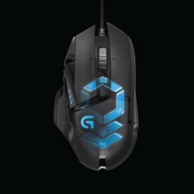 Logitech G502 Proteus Spectrum pelihiiri (musta)