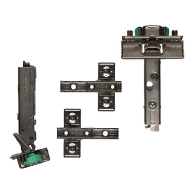 Epoq Tiomos SoftClose sarana 110 2 kpl (tumma alumiini)