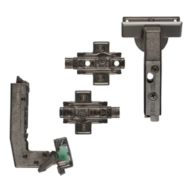 Epoq Tiomos SoftClose sarana 110 90A 2 kpl (tumma alumiini)