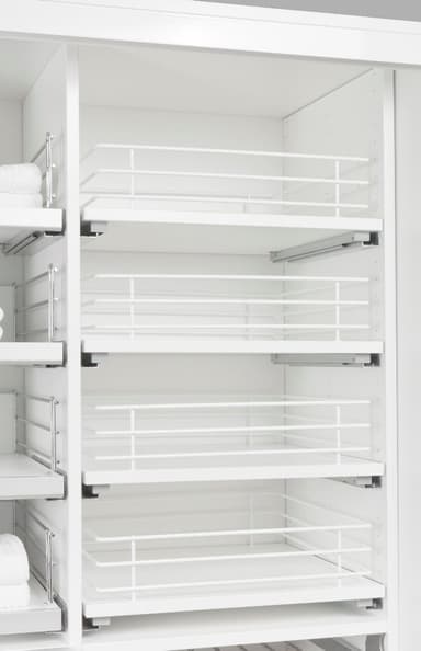 Epoq ulosvedettävä lankakori 60cm MDF-pohja (valkoinen)