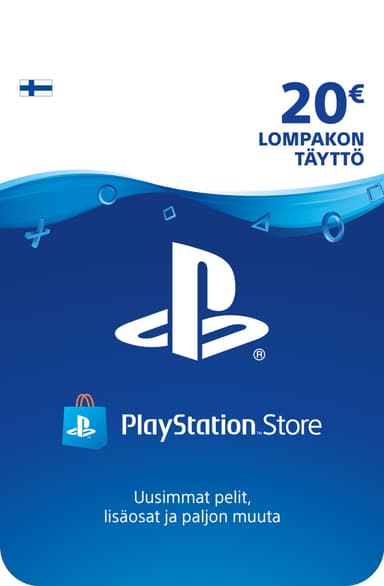 PlayStation Live Network (PSN) -kortti - PS4, PS3, PSP, PS Vita - 20 €