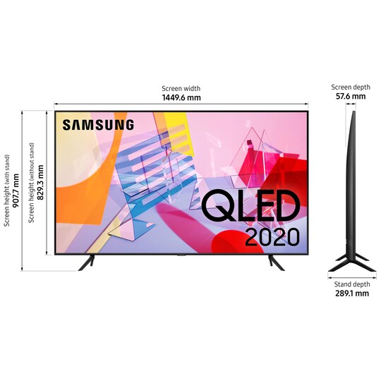 Samsung 65" Q60T 4K UHD QLED Smart TV QE65Q60TAU