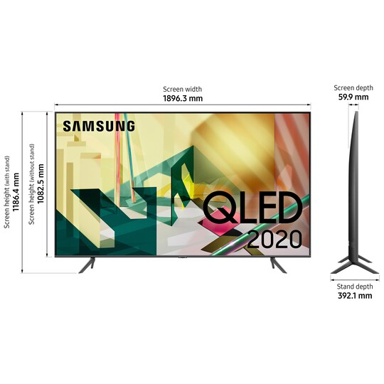 Samsung 85" Q70T 4K UHD QLED Smart TV QE85Q70TAT